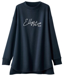 ＥＬＬＥ Ａｃｔｉｖｅ　裏起毛ロゴデザインプルオーバー