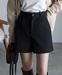 Yucca | 花柄フクレジャガードショートパンツ(その他パンツ)