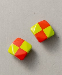 MARION GODART | 【MARION GODART(マリオンゴダール)】チェッカーイヤリング(イヤリング)