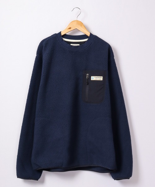 Volkswagen(フォルクスワーゲン)の「VOLKS WAGEN ボアフリース プルオーバー(スウェット・メンズ・ネイビー/カーキ/アイボリー・S/M/L/XL)」の22枚目の写真
