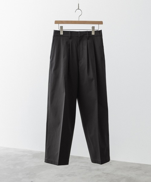 パンツ LOOSE STRAIGHT TUCK PANTS OUT TUCK LOOSE STRAIGHT SLACKS（スラックス）｜WYM LIDNM（ウィム