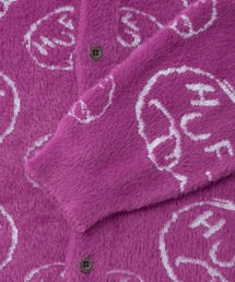 HUF　BLAH KNIT CARDIGAN　Lサイズ HUF（ハフ）の「BLAH KNIT CARDIGAN/ HUF カーディガン