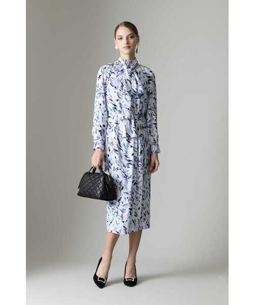 PINKY&DIANNE ブラッシュプリント ワンピース ドレス レディース PINKY&DIANNE（ピンキーアンドダイアン）の「ブラッシュプリント