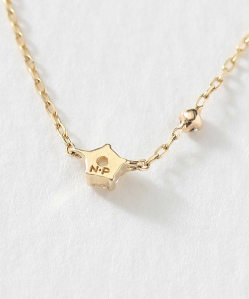 ノワールドプーぺ　k10 サファイア　ネックレス NOIR DE POUPEE（ノワールドプーペ）の「【WEB限定】K10 ピンク