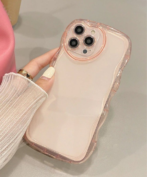 Mayree（メイリー）の「【urge select】カメラハート クリア シリコン ストラップホール iPhone/アイフォンケース（スマホケース/カバー・レディース・ブルー/クリア/ブラック/ピンク/パープル/イエロー・I/N/O/P/Q/J/V/W/F/U/T/C/H/B/A）」の5枚目の写真