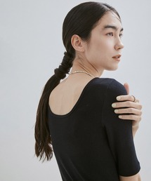 【Smile Cotton】2WAYクルーネックハーフスリーブプルオーバー