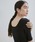 SALON adam et rope'�i�T���� �A�_�� �G ���y�j�́u�ySmile Cotton�z2WAY�N���[�l�b�N�n�[�t�X���[�u�v���I�[�o�[�iT�V���c/�J�b�g�\�[�j�v�b�u���b�N
