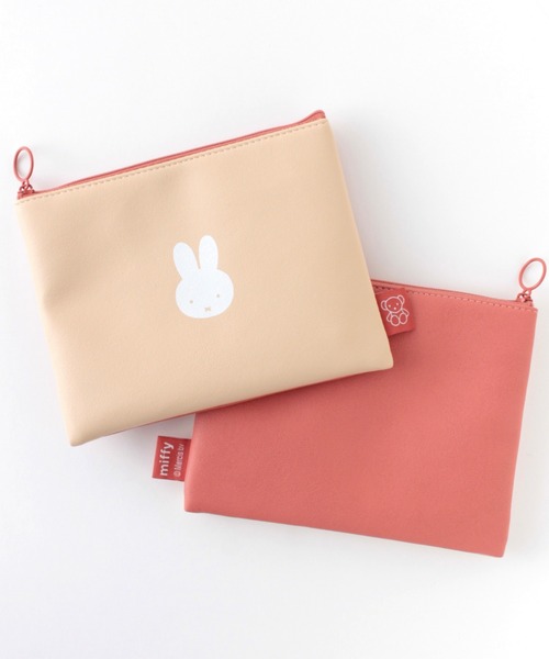 Miffy（ ミッフィー）の「Miffy/ポーチ（ポーチ・レディース・ベージュ/グレー/グリーン/ブルー・FREE）」の2枚目の写真