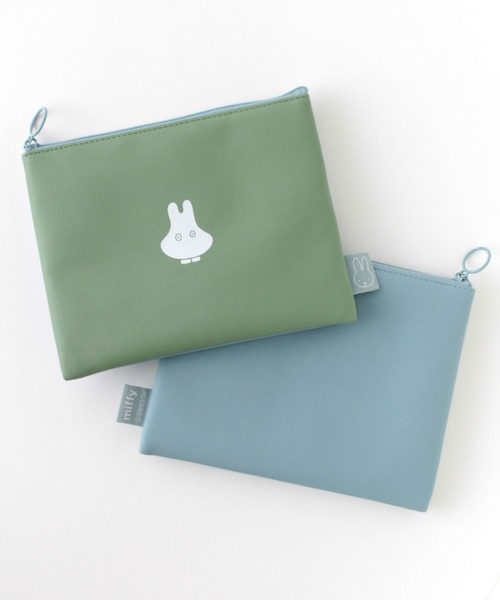 Miffy（ ミッフィー）の「Miffy/ポーチ（ポーチ・レディース・ベージュ/グレー/グリーン/ブルー・FREE）」の3枚目の写真