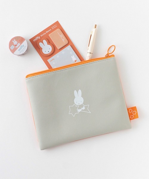 Miffy（ ミッフィー）の「Miffy/ポーチ（ポーチ・レディース・ベージュ/グレー/グリーン/ブルー・FREE）」の10枚目の写真