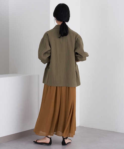 SHENERY（シーナリー）の「楊柳キャミドレス（ワンピース・レディース・ブラック/ボルドー・FREE）」の6枚目の写真