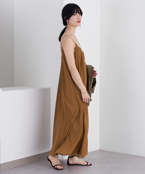 SHENERY（シーナリー）の「楊柳キャミドレス（ワンピース・レディース・ブラック/ボルドー・FREE）」の14枚目の写真