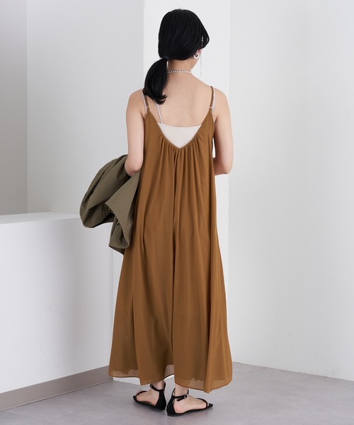 SHENERY（シーナリー）の「楊柳キャミドレス（ワンピース・レディース・ブラック/ボルドー・FREE）」の15枚目の写真