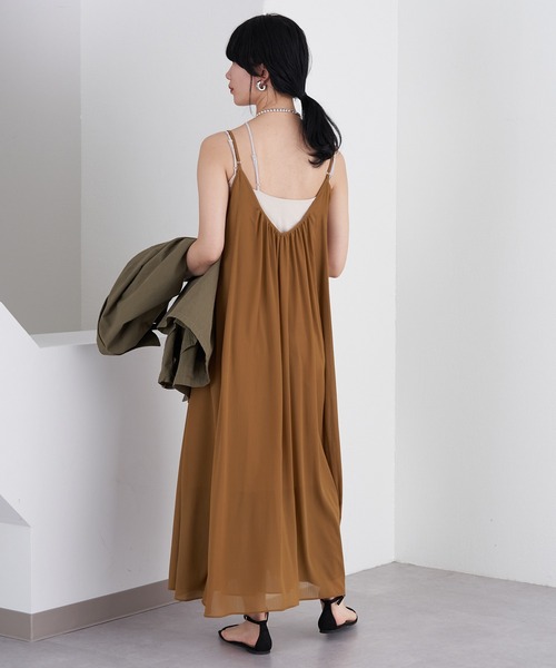 SHENERY（シーナリー）の「楊柳キャミドレス（ワンピース・レディース・ブラック/ボルドー・FREE）」の16枚目の写真