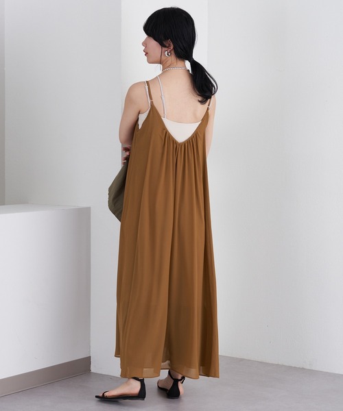 SHENERY（シーナリー）の「楊柳キャミドレス（ワンピース・レディース・ブラック/ボルドー・FREE）」の17枚目の写真