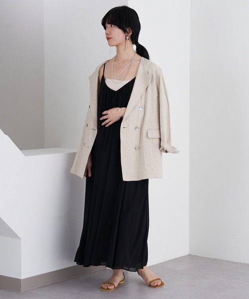 SHENERY（シーナリー）の「楊柳キャミドレス（ワンピース・レディース・ブラック/ボルドー・FREE）」の20枚目の写真