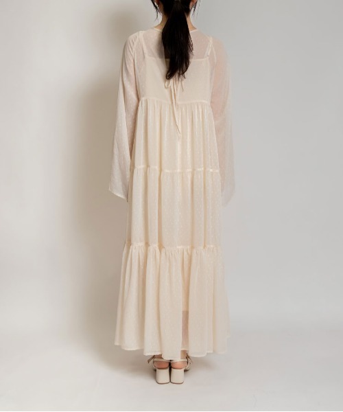 RANDA（ランダ）の「シアーティアードワンピース（ワンピース・レディース・ブラック/ブルー/クリーム・0/1）」の15枚目の写真
