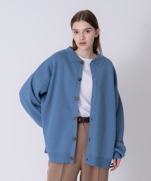 OVER SIZED KNIT SHIRT CARDIGAN / オーバーサイズニットシャツカーディガン