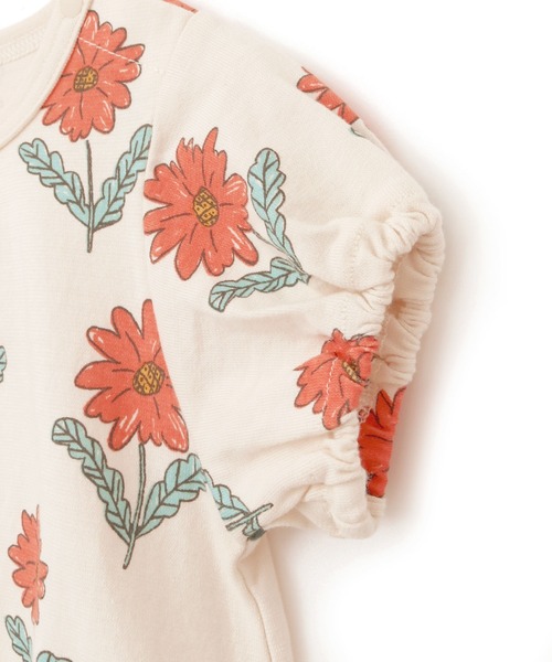 MAKE YOUR DAY（メイクユアデイ）の「おはな総柄半袖ロンパース（ロンパース・キッズ・ブルー/レッド・70/80）」の9枚目の写真