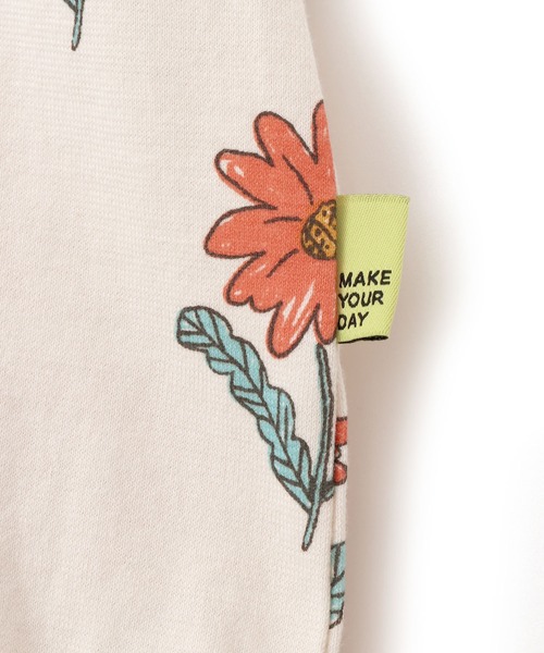 MAKE YOUR DAY（メイクユアデイ）の「おはな総柄半袖ロンパース（ロンパース・キッズ・ブルー/レッド・70/80）」の10枚目の写真