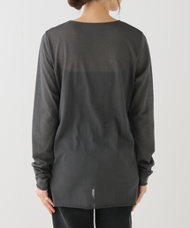 plage CO NY Sheer ロンT New plage（プラージュ）の「CO NY Sheer ロンT（Tシャツ/カットソー