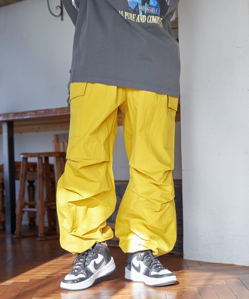 PBLIM(ページボーイリム)の「PAGEBOYLIM/パラシュートパンツ(その他パンツ・レディース・ブラック/オフホワイト/イエロー/グリーン・FREE)」の17枚目の写真