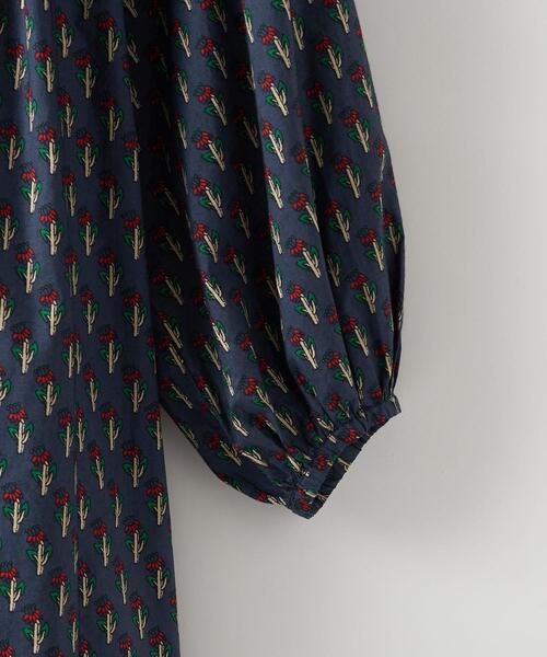 Steven Alan（スティーブンアラン）の「＜Steven Alan＞FLOWER PRINT GATHER DRESS/ワンピース（ワンピース・レディース・ブラウン/ネイビー・S/M）」の13枚目の写真