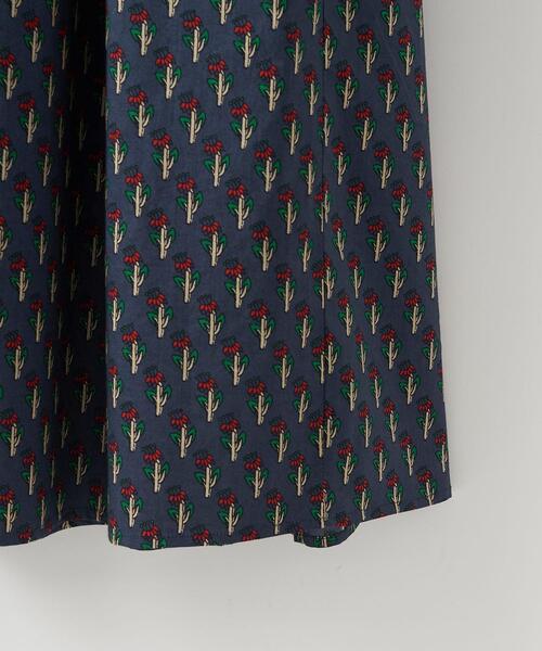 Steven Alan（スティーブンアラン）の「＜Steven Alan＞FLOWER PRINT GATHER DRESS/ワンピース（ワンピース・レディース・ブラウン/ネイビー・S/M）」の15枚目の写真