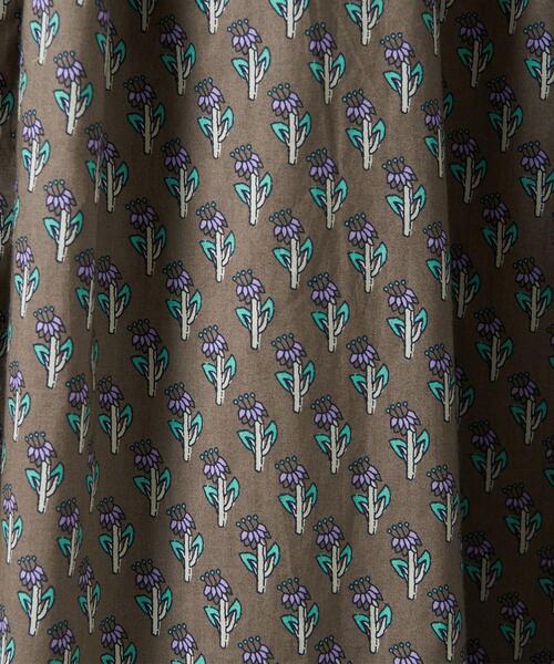 Steven Alan（スティーブンアラン）の「＜Steven Alan＞FLOWER PRINT GATHER DRESS/ワンピース（ワンピース・レディース・ブラウン/ネイビー・S/M）」の20枚目の写真