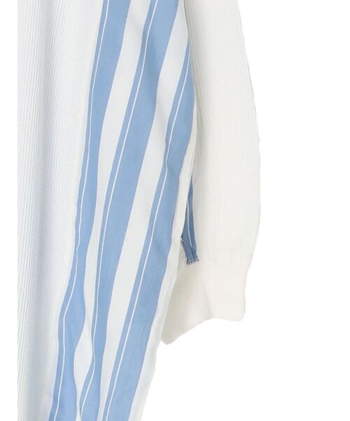 AMERICAN HOLIC（アメリカンホリック）の「異素材ドッキングワッフルワンピース（ワンピース・レディース・オフホワイト/ストライプ・L/M）」の18枚目の写真