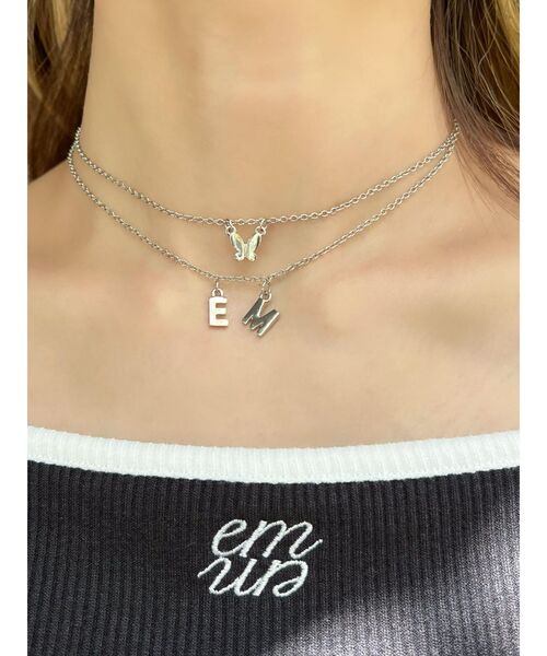 EATME（イートミー）の「EMバタフライチョーカー（チョーカー・レディース・シルバー・FREE）」の2枚目の写真