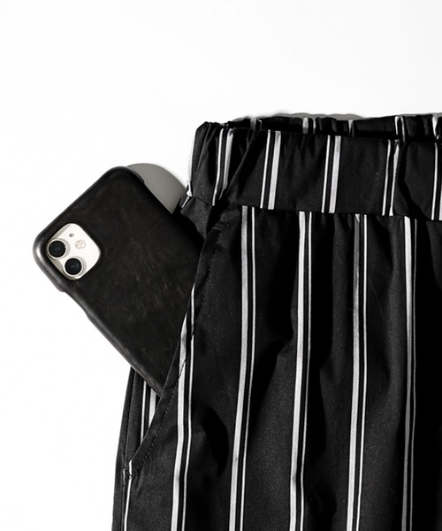 JOKER】ストライプバミューダパンツ メンズ ショーツ ハーフパンツ 秋