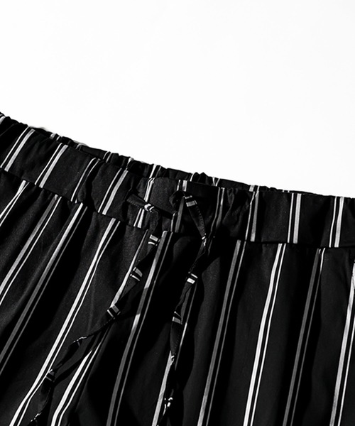 JOKER（ジョーカー）の「【JOKER】ストライプバミューダパンツ メンズ ショーツ ハーフパンツ 春服 清潔感 爽やか（その他パンツ・メンズ・ホワイト×ブラック/ブラック×ホワイト・L/XL/M）」の10枚目の写真