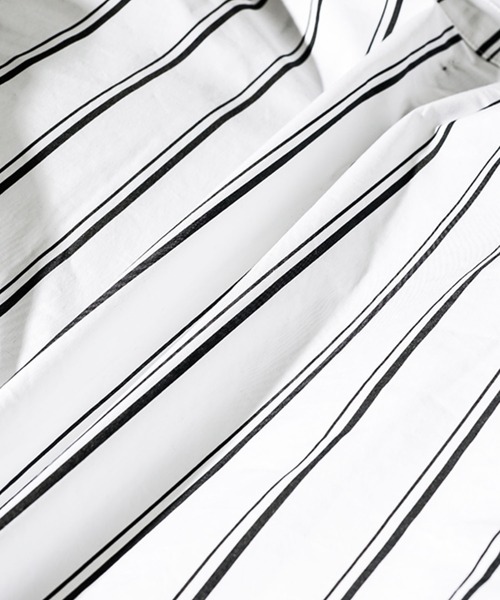 JOKER（ジョーカー）の「【JOKER】ストライプバミューダパンツ メンズ ショーツ ハーフパンツ 春服 清潔感 爽やか（その他パンツ・メンズ・ホワイト×ブラック/ブラック×ホワイト・L/XL/M）」の12枚目の写真