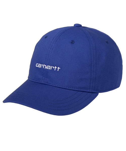Carhartt WIP（カーハートダブリューアイピー）の「Carhartt WIP/カーハートダブリューアイピー キャップ CANVAS SCRIPT CAP I028876（キャップ・メンズ・ブルー/ブラウン/ホワイト/ブラック/グリーン・FREE）」の5枚目の写真