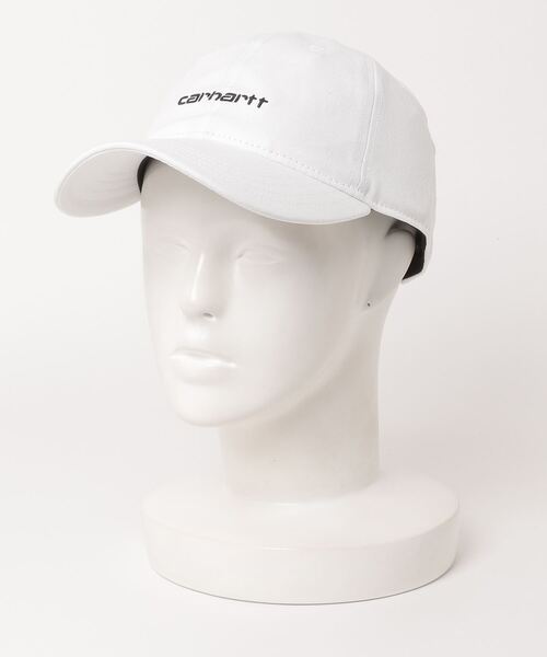 Carhartt WIP（カーハートダブリューアイピー）の「Carhartt WIP/カーハートダブリューアイピー キャップ CANVAS SCRIPT CAP I028876（キャップ・メンズ・ブルー/ブラウン/ホワイト/ブラック/グリーン・FREE）」の8枚目の写真