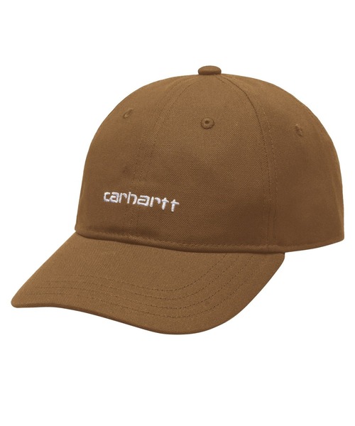 Carhartt WIP（カーハートダブリューアイピー）の「Carhartt WIP/カーハートダブリューアイピー キャップ CANVAS SCRIPT CAP I028876（キャップ・メンズ・ブルー/ブラウン/ホワイト/ブラック/グリーン・FREE）」の14枚目の写真