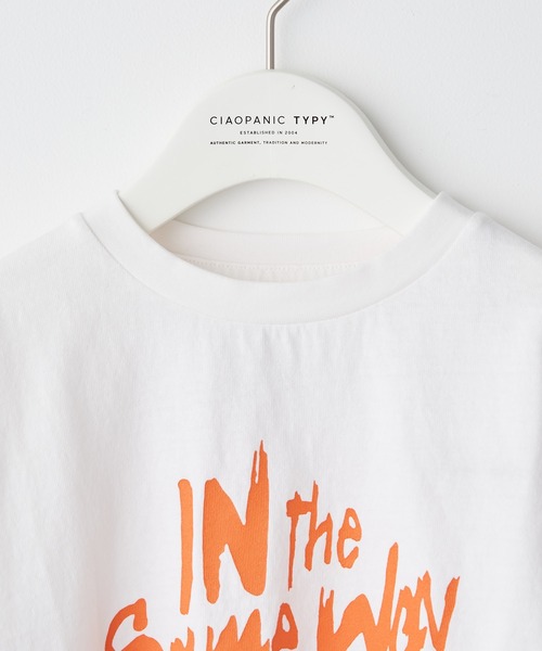 CIAOPANIC TYPY(チャオパニックティピー)の「【KIDS】USAコットンピグメントプリントツアーT(Tシャツ/カットソー・キッズ・オフホワイト/チャコールグレー/オレンジ・S/M/L/XL/XXL)」の14枚目の写真