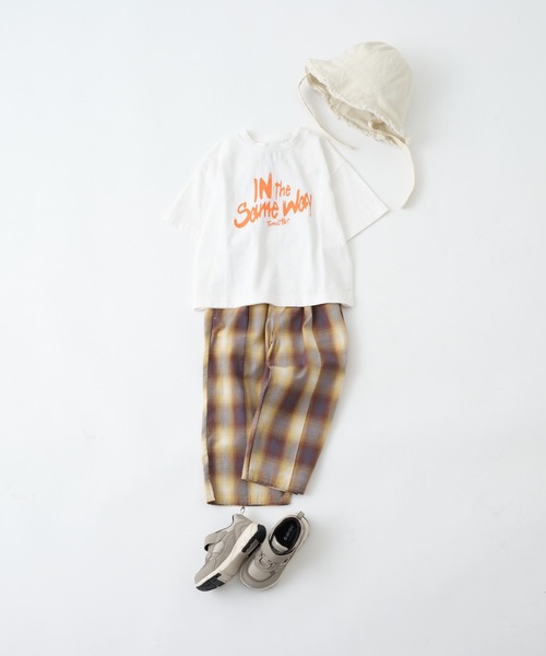 CIAOPANIC TYPY(チャオパニックティピー)の「【KIDS】USAコットンピグメントプリントツアーT(Tシャツ/カットソー・キッズ・オフホワイト/チャコールグレー/オレンジ・S/M/L/XL/XXL)」の9枚目の写真