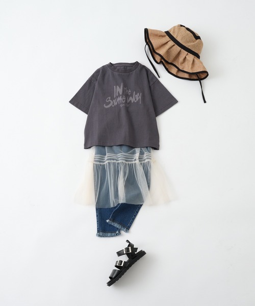 CIAOPANIC TYPY(チャオパニックティピー)の「【KIDS】USAコットンピグメントプリントツアーT(Tシャツ/カットソー・キッズ・オフホワイト/チャコールグレー/オレンジ・S/M/L/XL/XXL)」の10枚目の写真