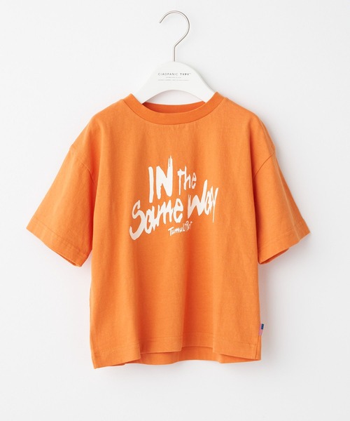 CIAOPANIC TYPY(チャオパニックティピー)の「【KIDS】USAコットンピグメントプリントツアーT(Tシャツ/カットソー・キッズ・オフホワイト/チャコールグレー/オレンジ・S/M/L/XL/XXL)」の18枚目の写真