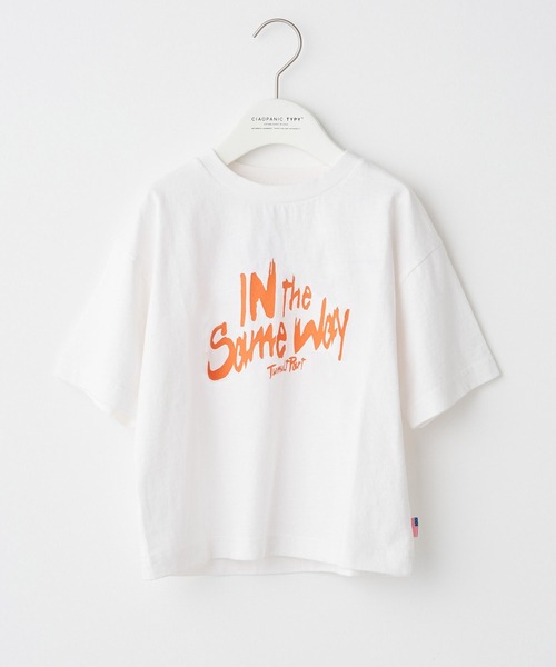 CIAOPANIC TYPY(チャオパニックティピー)の「【KIDS】USAコットンピグメントプリントツアーT(Tシャツ/カットソー・キッズ・オフホワイト/チャコールグレー/オレンジ・S/M/L/XL/XXL)」の15枚目の写真