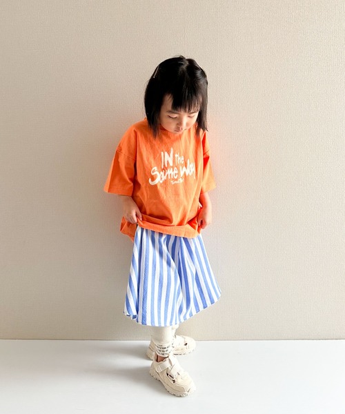 CIAOPANIC TYPY(チャオパニックティピー)の「【KIDS】USAコットンピグメントプリントツアーT(Tシャツ/カットソー・キッズ・オフホワイト/チャコールグレー/オレンジ・S/M/L/XL/XXL)」の22枚目の写真