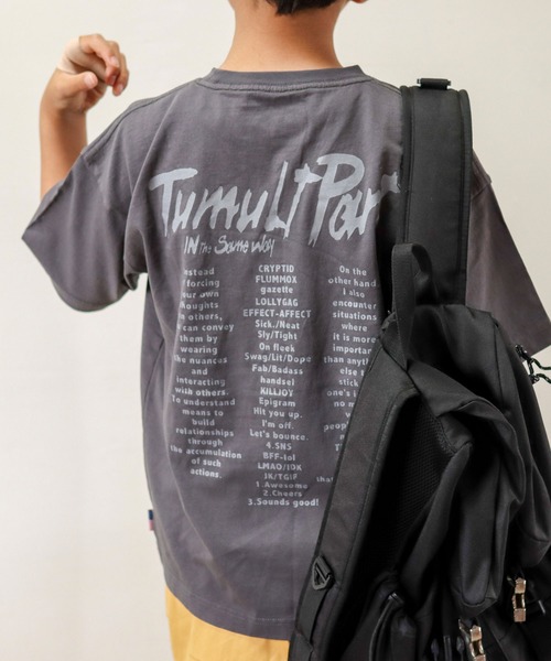 CIAOPANIC TYPY(チャオパニックティピー)の「【KIDS】USAコットンピグメントプリントツアーT(Tシャツ/カットソー・キッズ・オフホワイト/チャコールグレー/オレンジ・S/M/L/XL/XXL)」の19枚目の写真