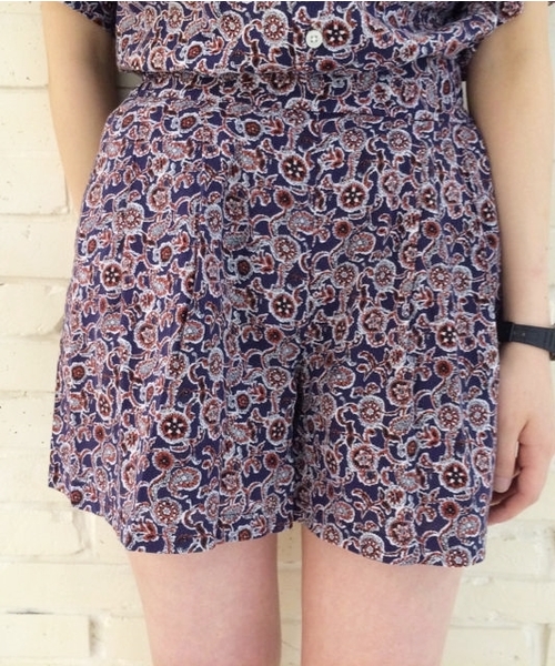 Kastane（カスタネ）の「【Kastane】ペイズリーキュロット（その他パンツ・レディース・ネイビー/ブラウン・FREE）」の2枚目の写真