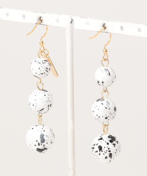 tone（トーン）の「【handmadeaccessory R】uzura (MA)（ピアス（両耳用）・レディース・ゴールド・FREE）」の2枚目の写真