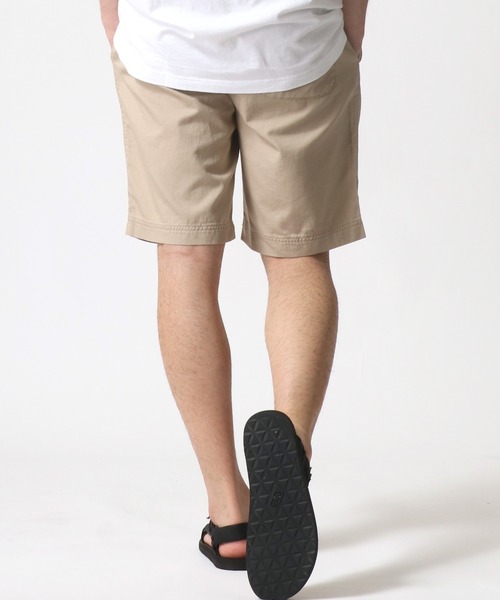 Champion（チャンピオン）の「Champion/チャンピオン コットンツイル ロゴワッペン ワンポイント刺繍 ショートパンツ/ハーフパンツ/無地ショーツ/レディース メンズ（チノパンツ・メンズ・ネイビー/カーキ/ブラック/ベージュ/ホワイト・L/XL/M）」の17枚目の写真