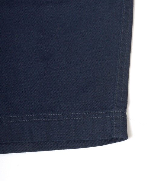 Champion（チャンピオン）の「Champion/チャンピオン コットンツイル ロゴワッペン ワンポイント刺繍 ショートパンツ/ハーフパンツ/無地ショーツ/レディース メンズ（チノパンツ・メンズ・ネイビー/カーキ/ブラック/ベージュ/ホワイト・L/XL/M）」の12枚目の写真