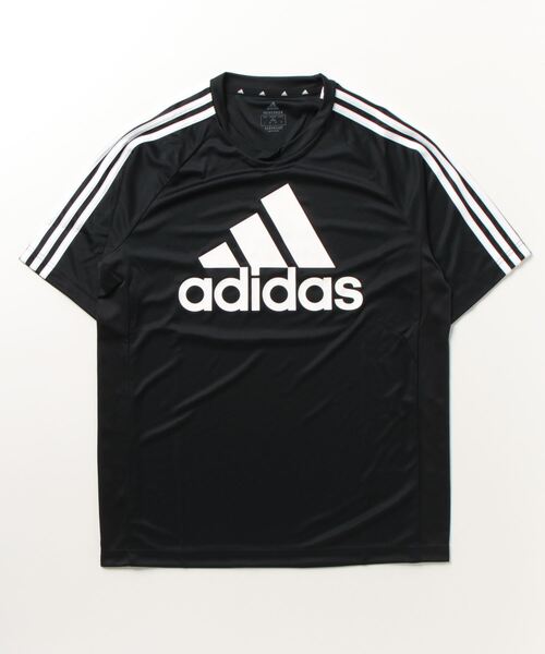 adidas(アディダス)の「アディダス adidas AEROREADY セレーノ ロゴ半袖Tシャツ(Tシャツ/カットソー・メンズ・ブラック×グレー/ブラック×ホワイト/ネイビー・S/3L/L/M)」の1枚目の写真