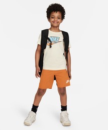 NIKE（ナイキ）の「ナイキ スポーツウェア ショートパンツ セット リトルキッズ ツーピース セットアップ / Nike Sportswear Shorts Set Little Kids' 2-Piece Set＜105-120cm 展開＞（スポーツグッズ・キッズ）」